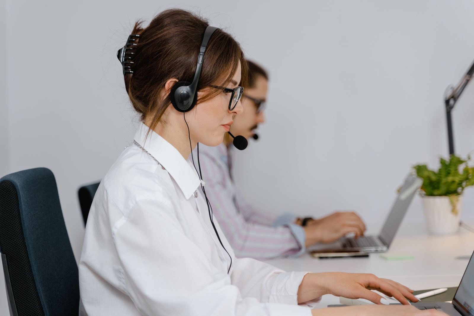 Customer service associates handling inbound calls
